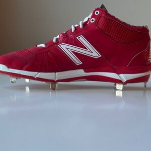 SOLD: New Balance Metal Baseball Cleats Size 13 Red